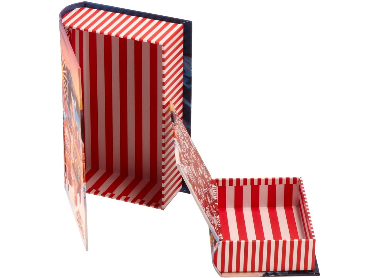 Scatole libro set 2 pezzi fantasie assortite