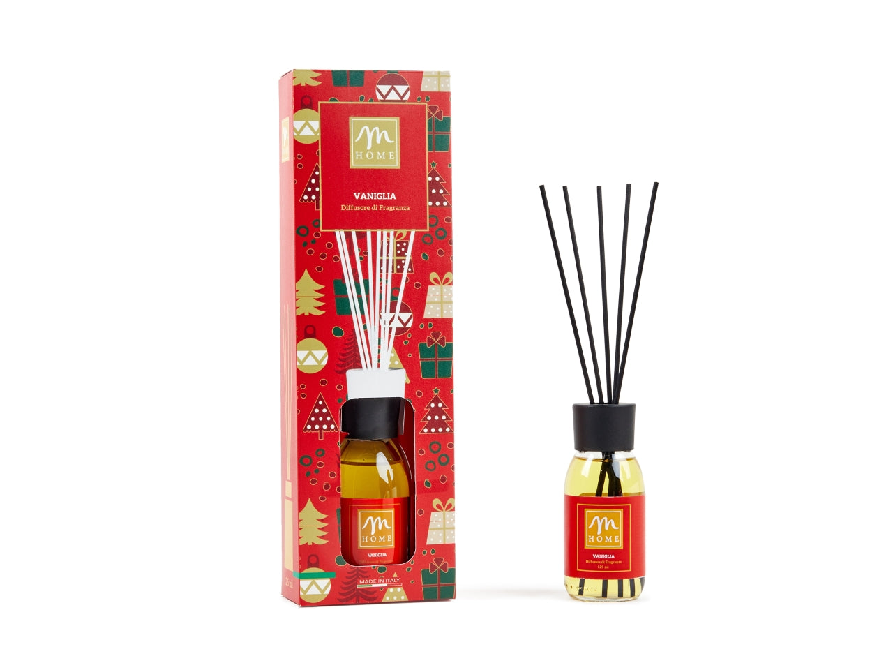 Diffusore con bacchette 125ml vaniglia