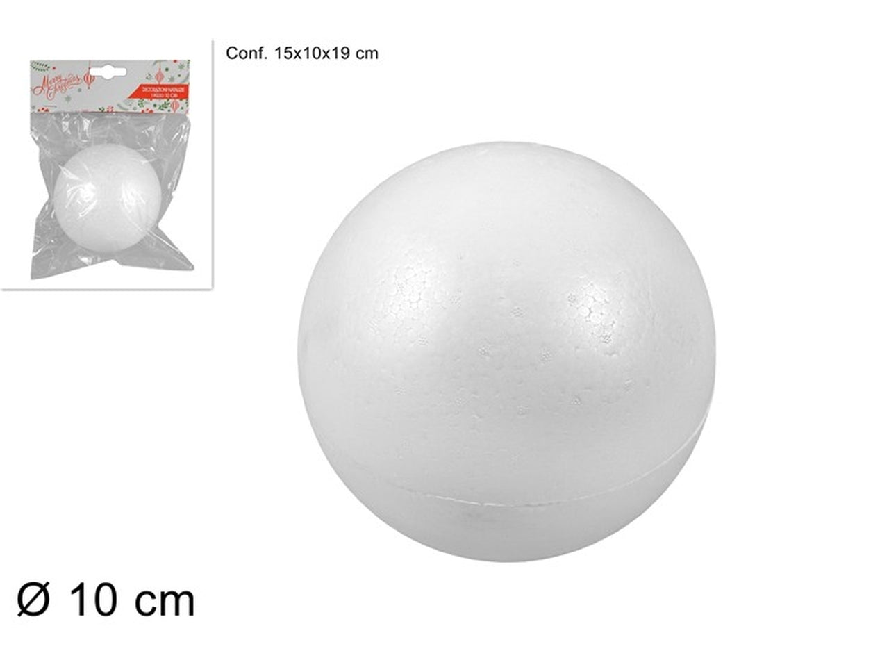 Palla polistirolo 10cm