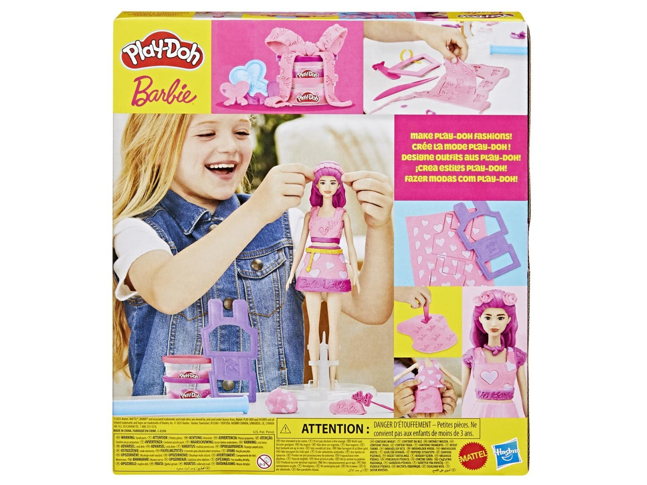 Play-doh barbie designer dolls ast