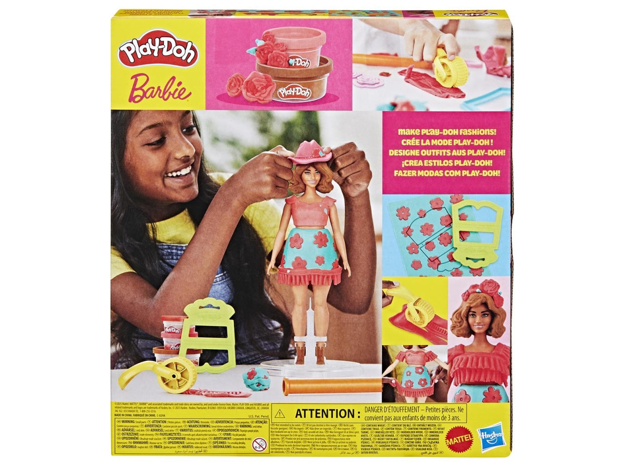 Play-doh barbie designer dolls ast