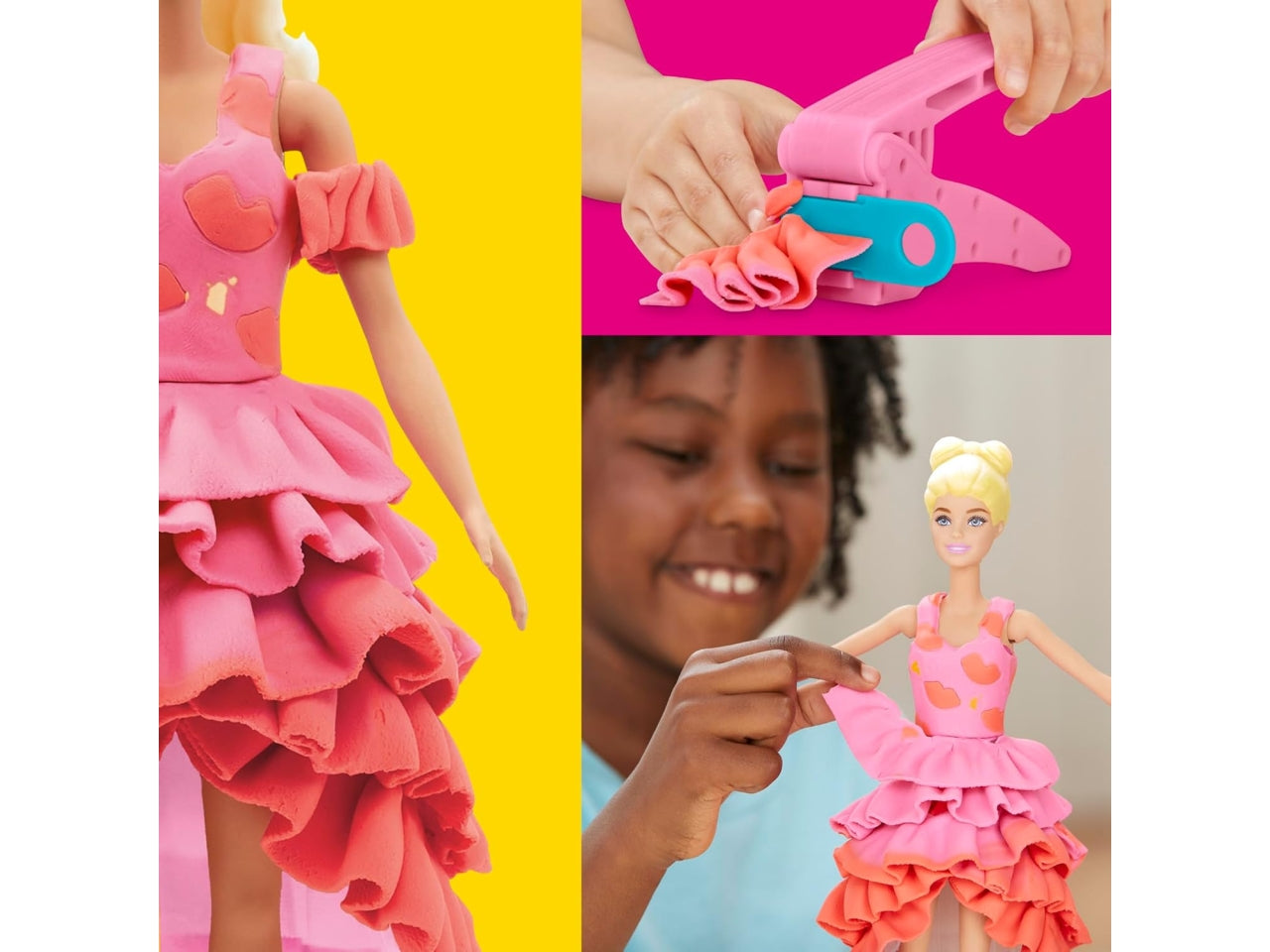 Play-doh barbie designer fashion show