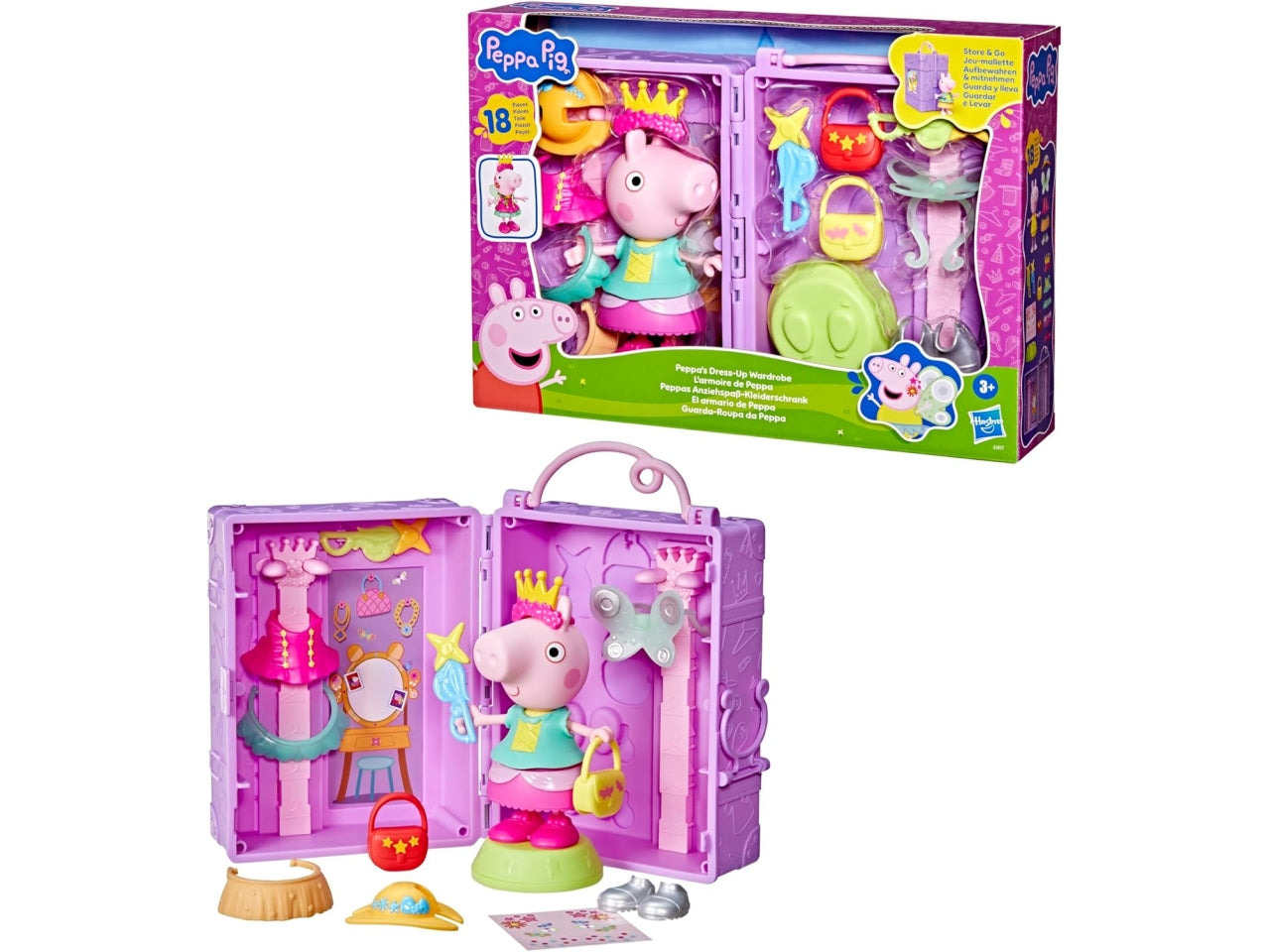 Peppa pig l'armadio di peppa