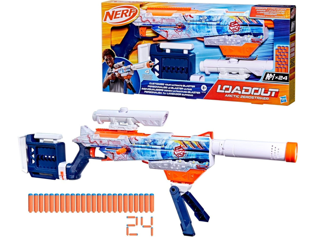Nerf loadout arctic zerostriker
