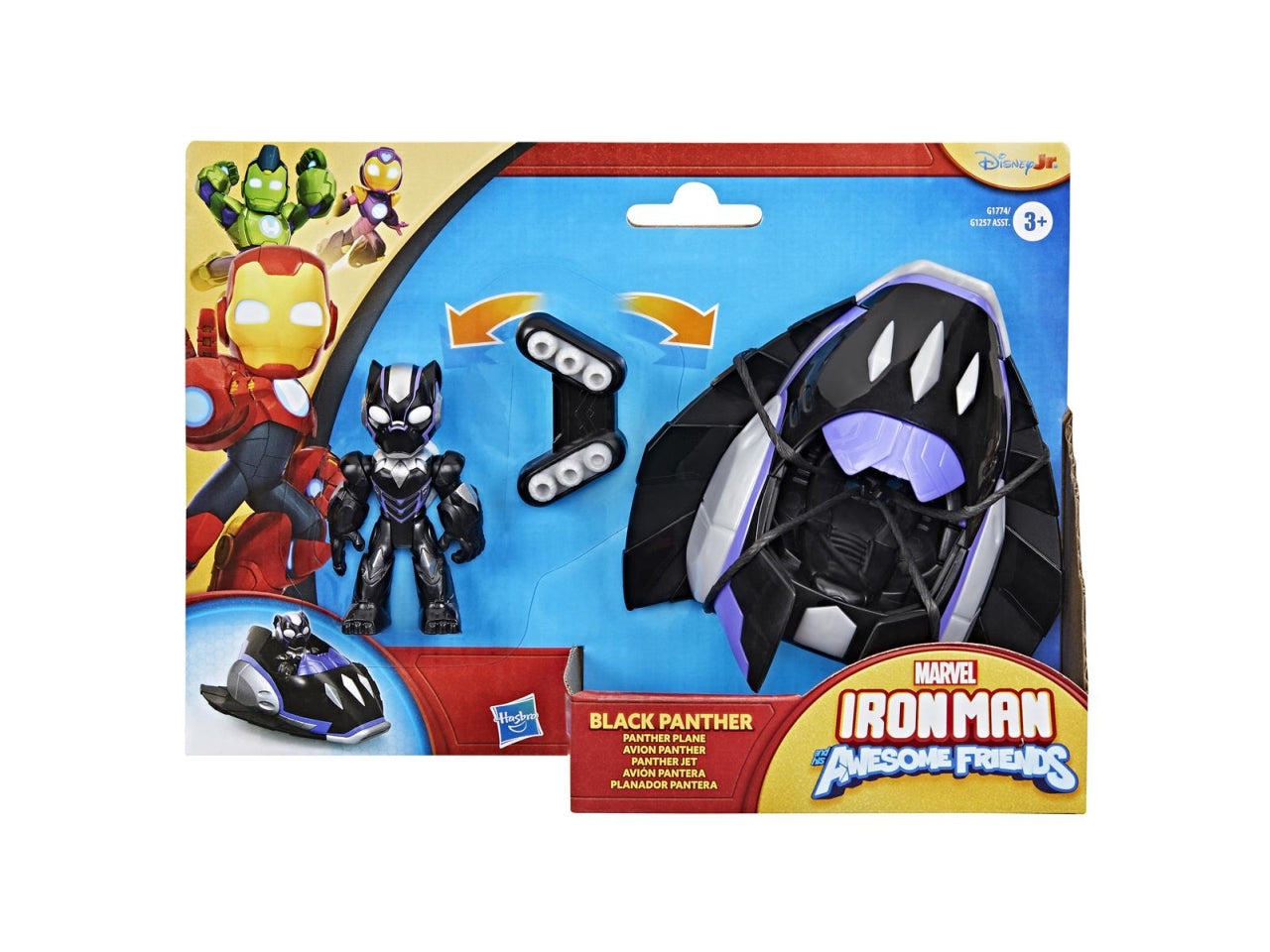 Iron man personaggio con veicolo ast