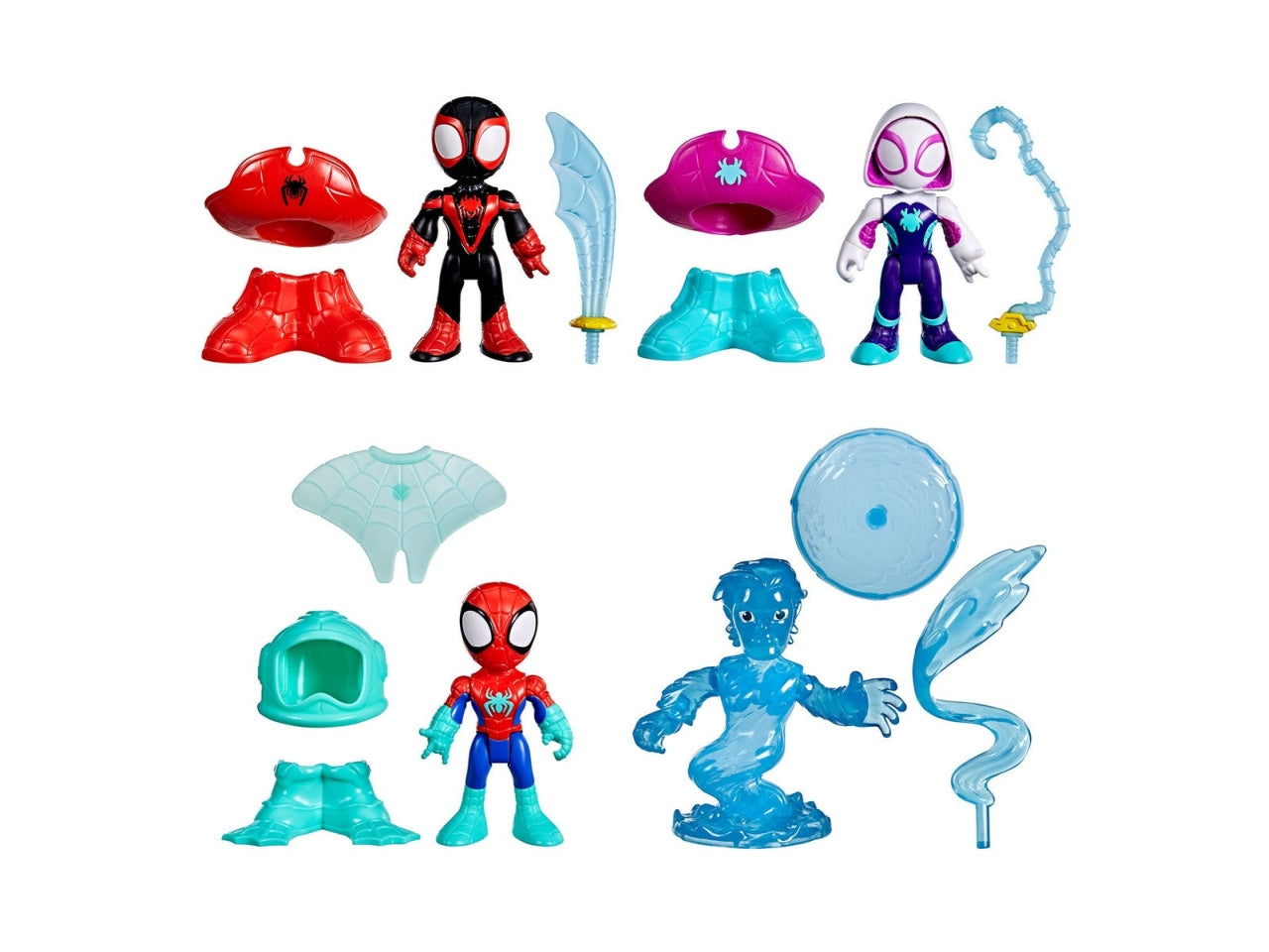Spidey water web pack doppio personaggi ast