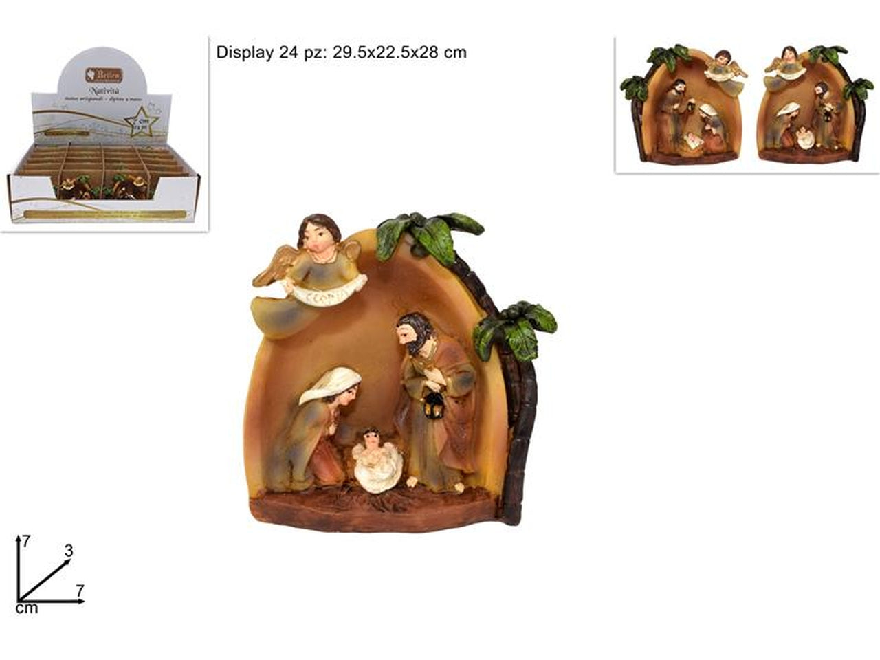 Nativita' 7cm in 2 assortimeni