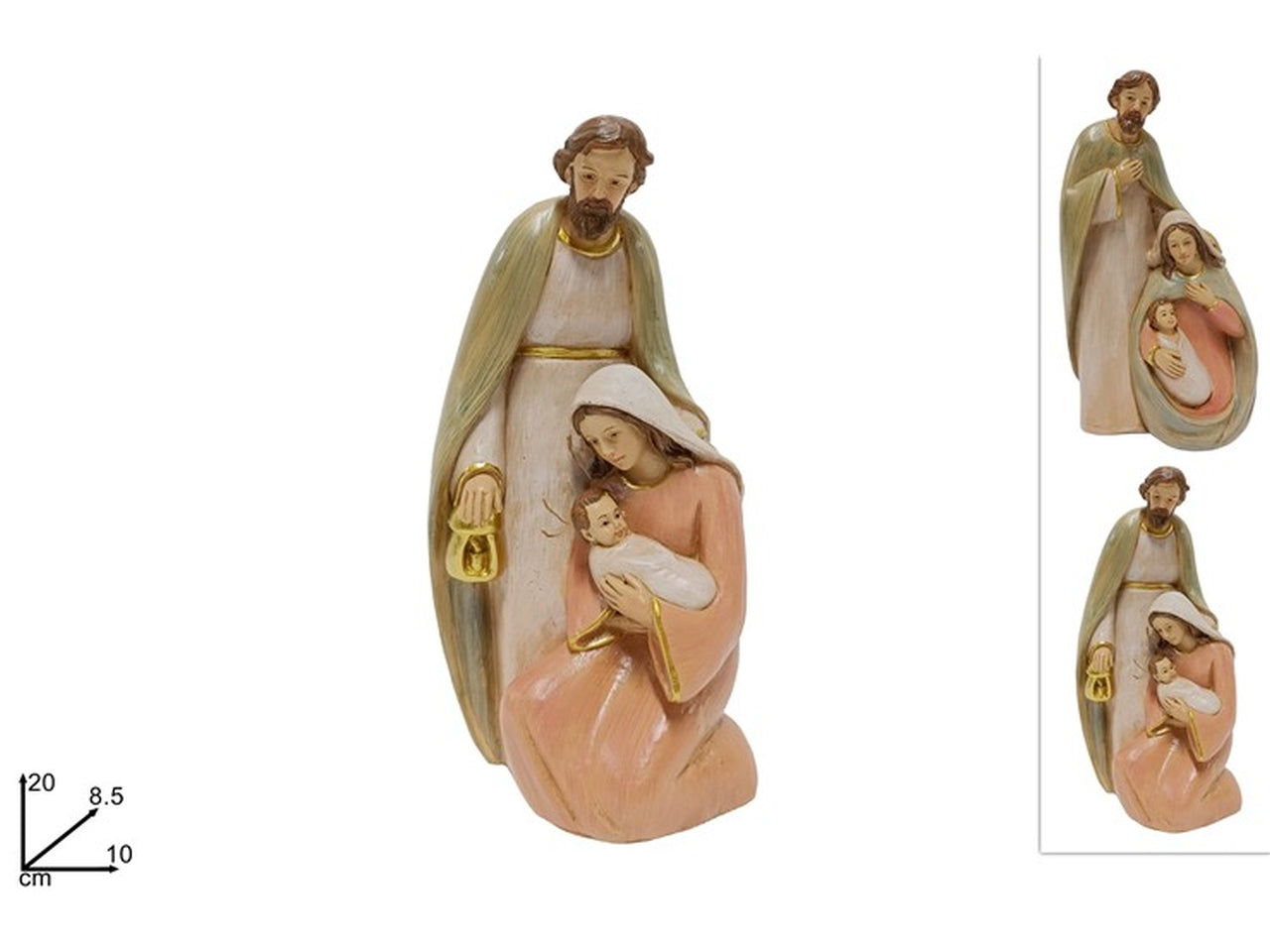 NativitÃ  20cm effetto legno 2 assortimenti