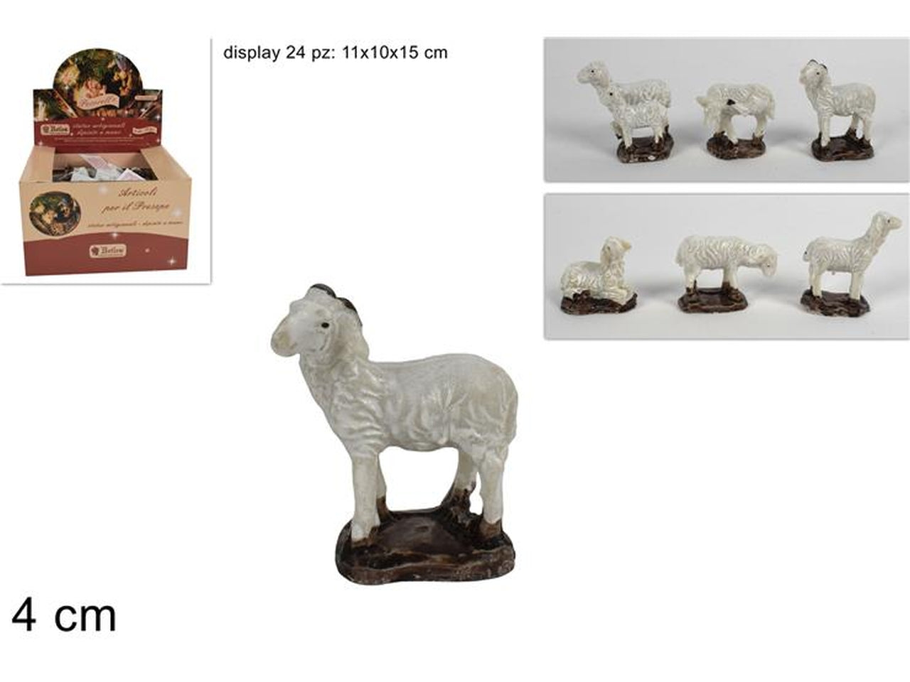 Pecore 4cm assortite