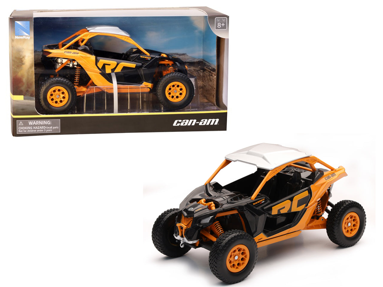 Auto can-am maverick x3 rc orange 1:18