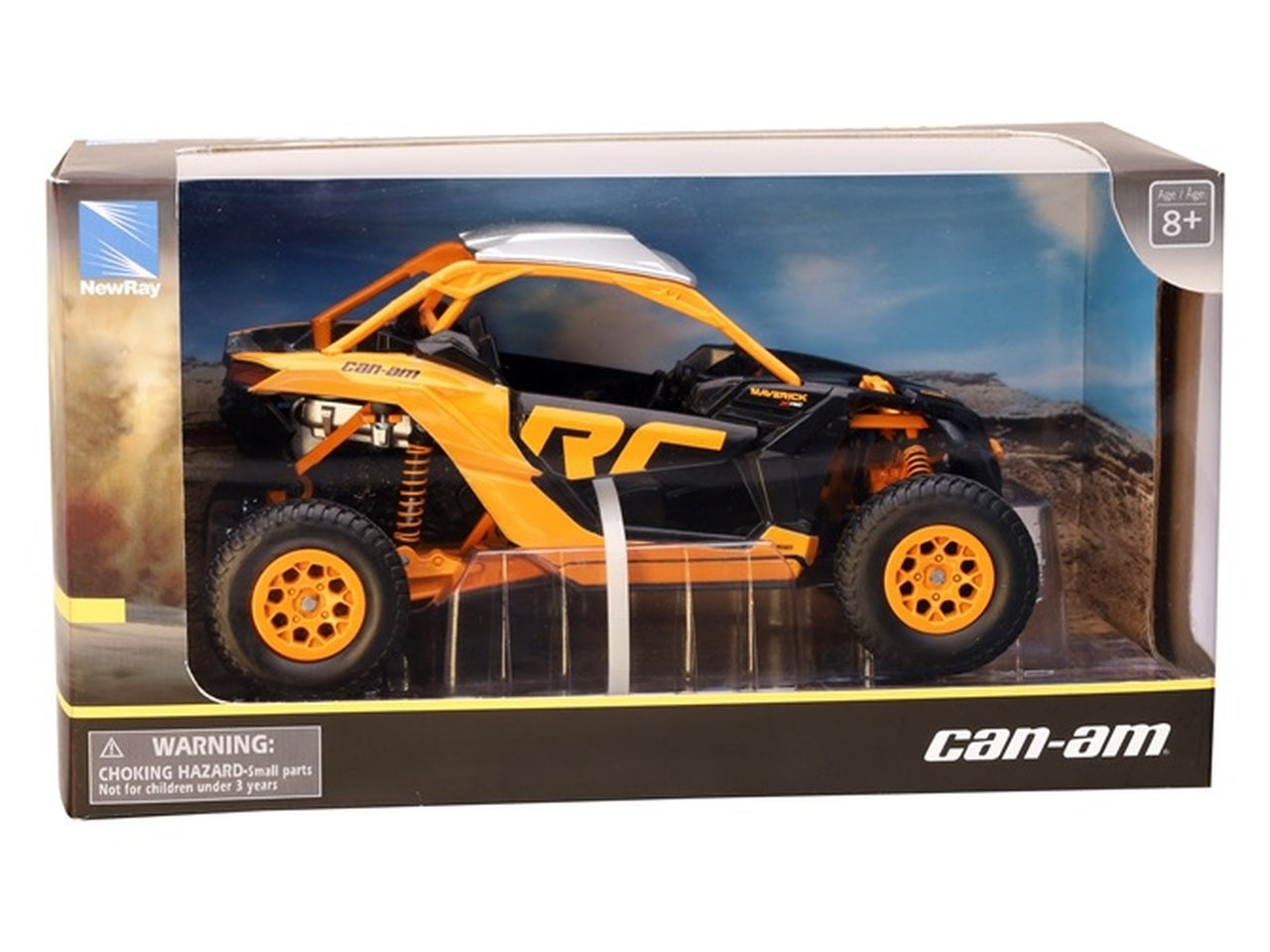 Auto can-am maverick x3 rc orange 1:18