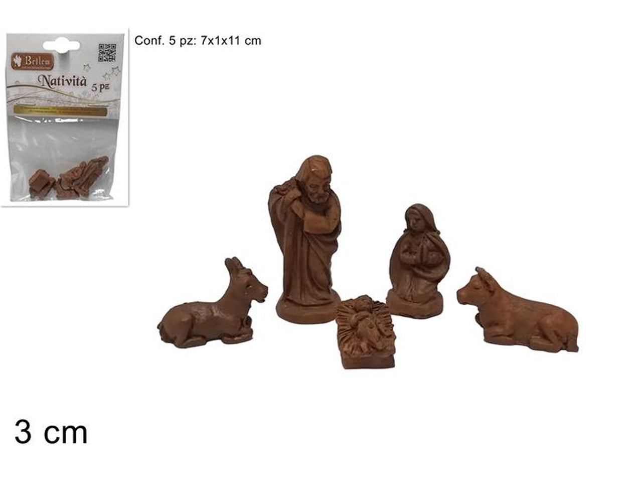 Nativita' 3cm 5 pezzi