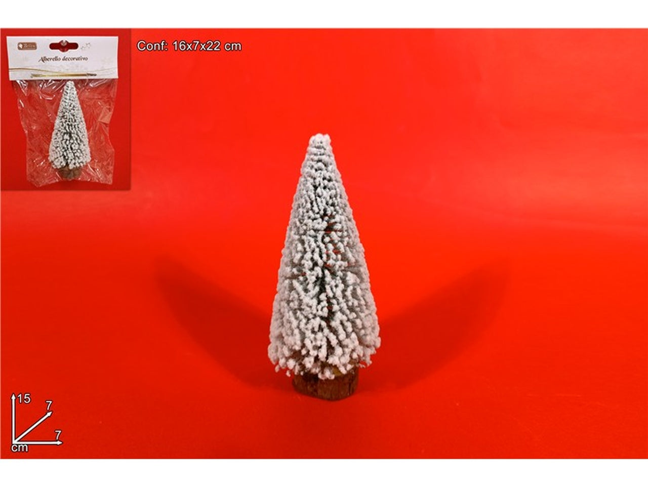 Albero innevato 15cm
