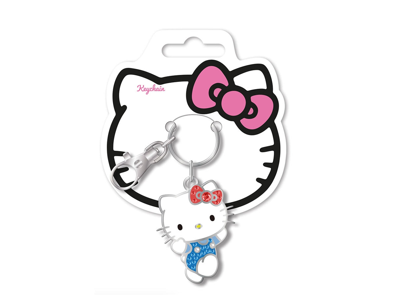 Hello kitty portachiavi con strass