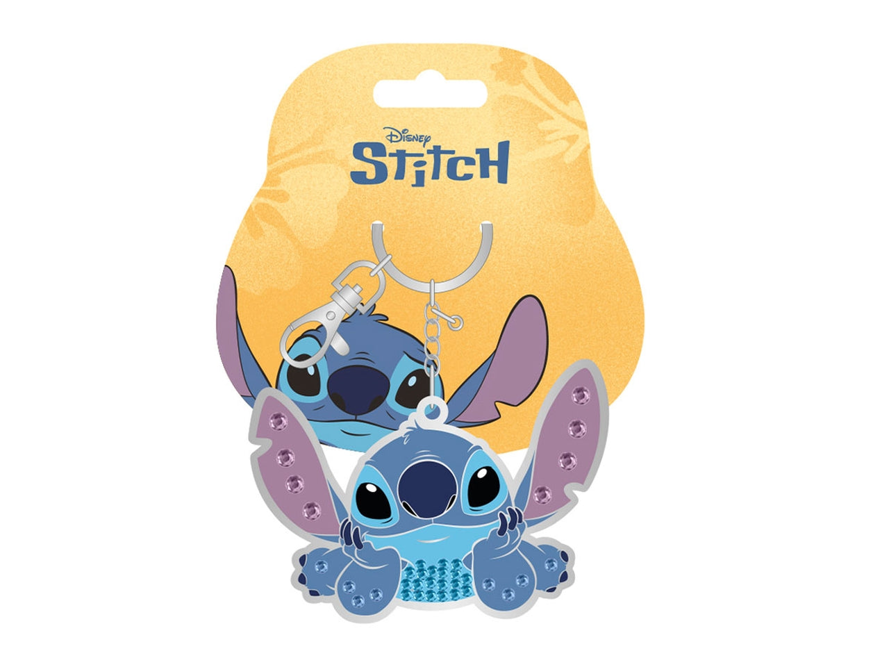 Stitch portachiavi con strass