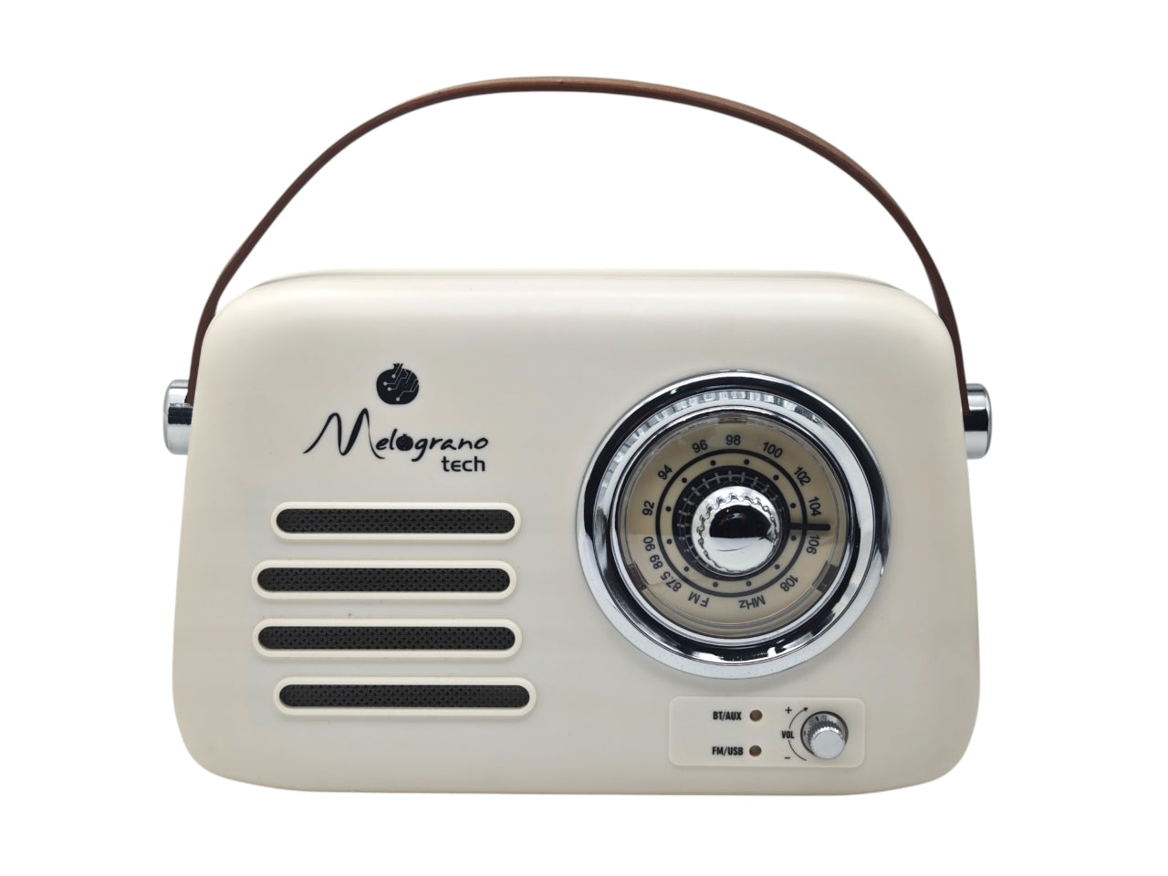 Radio vintage bluetooth panna 22x9x19cm