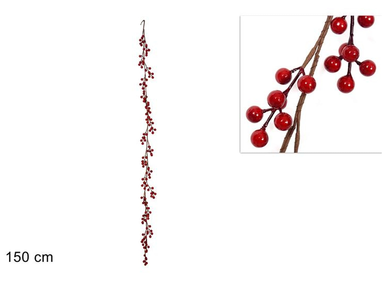 Ghirlanda bacche 150 cm