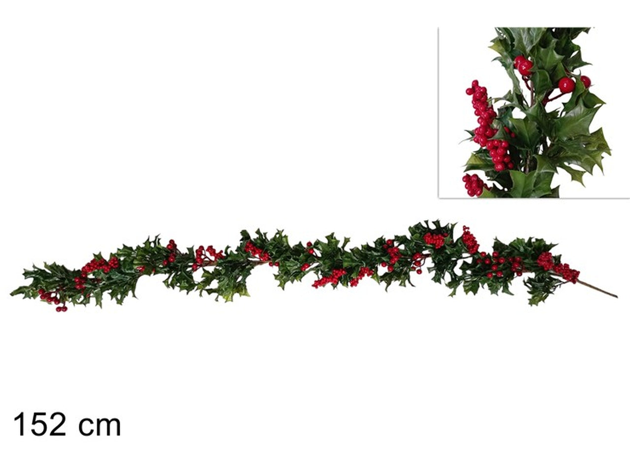 Ghirlanda 152cm con vischio