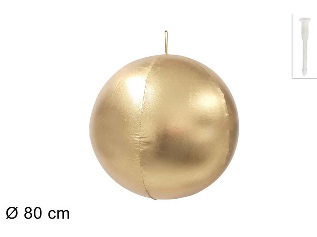 Palla gonfiabile 80cm oro