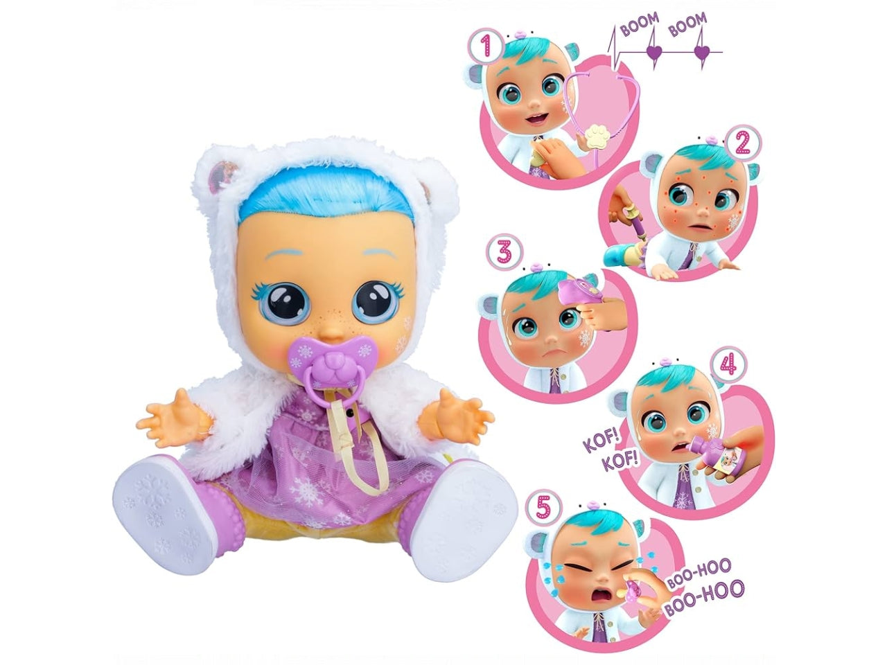 Cry Barbies dressy 2.0 con pelo