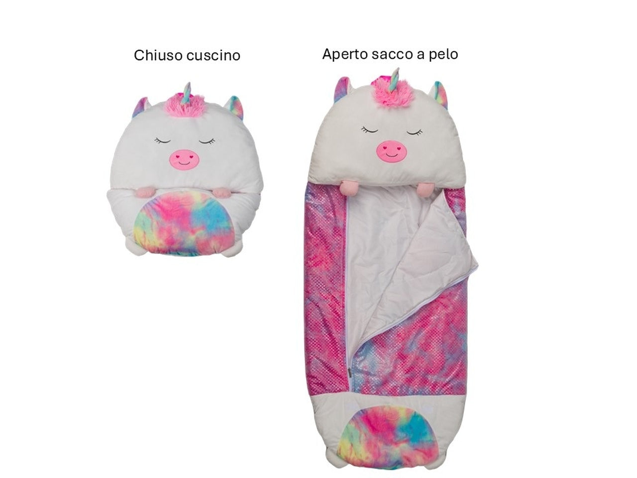 Sacco a pelo unicorno 130x60cm