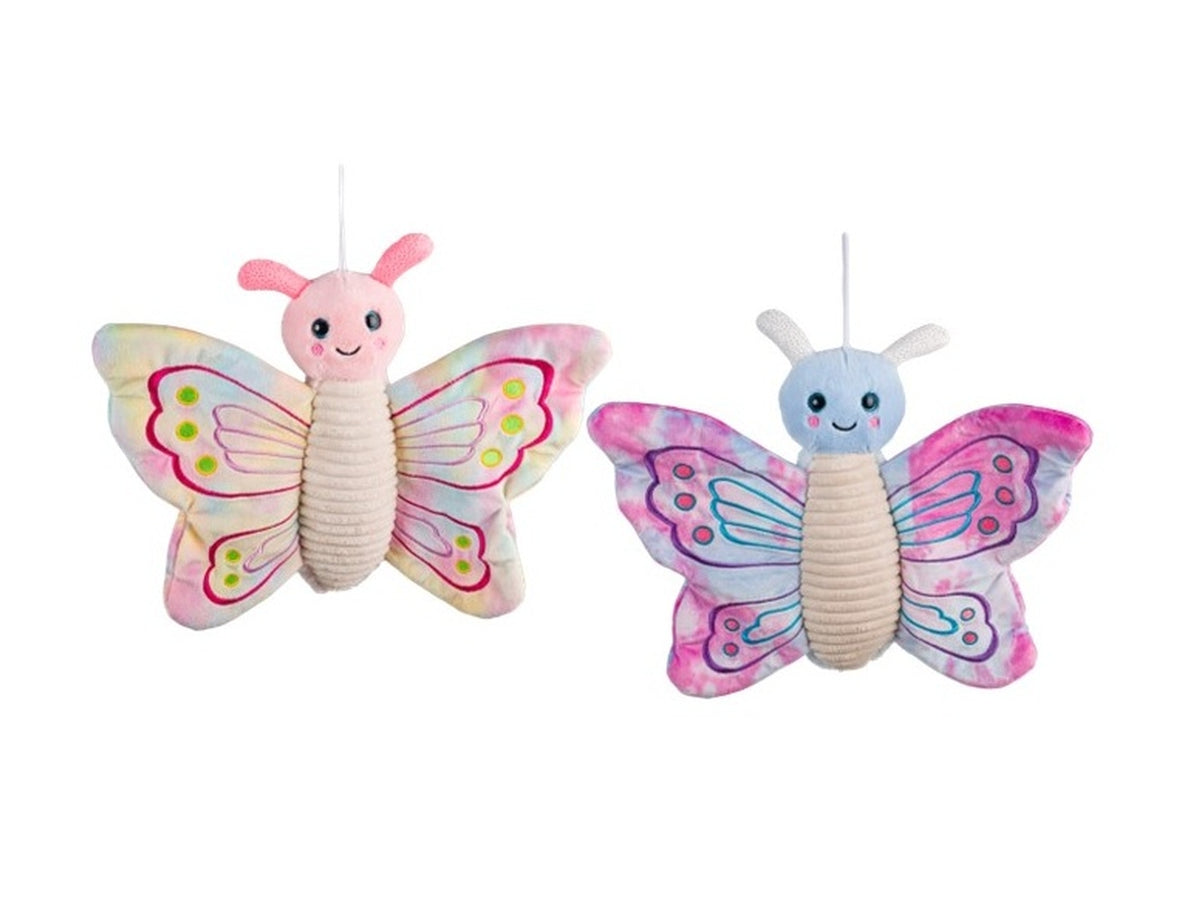 Peluche Farfalla 40cm in 2 colori assortiti