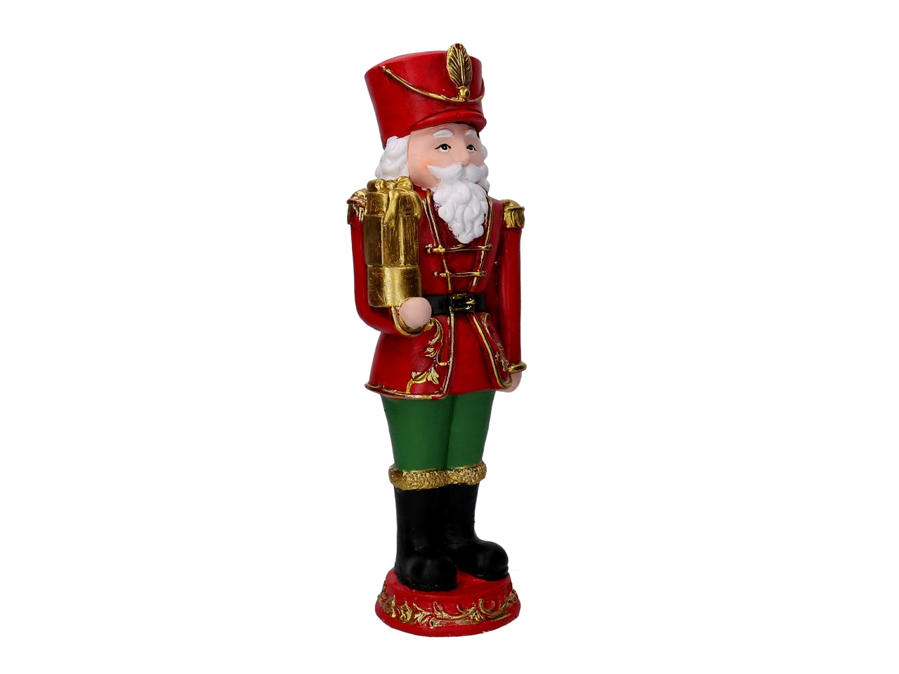 Schiaccianoci 46cm in resina rosso