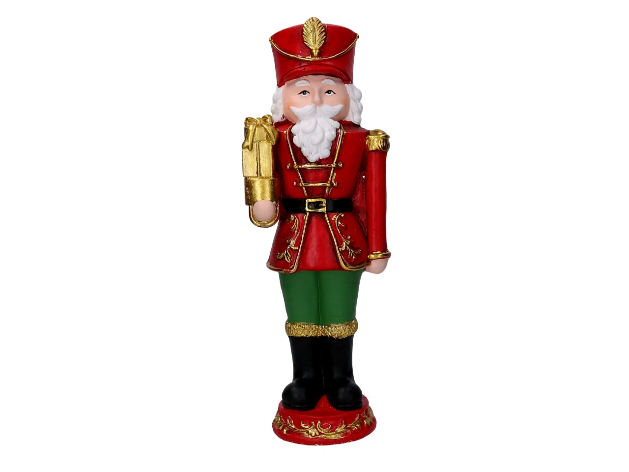 Schiaccianoci 46cm in resina rosso