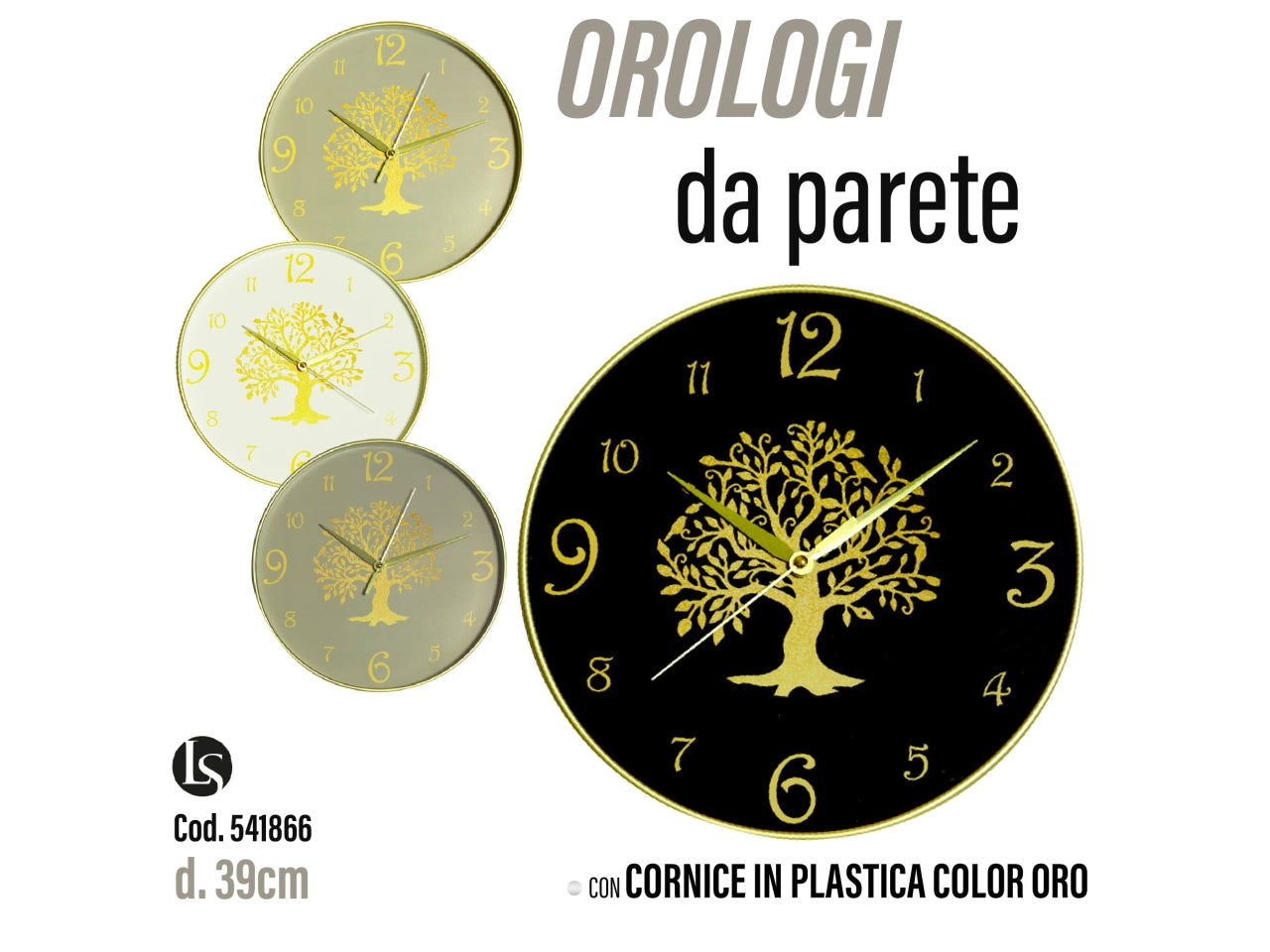 Orologio 39cm tdo corona oro