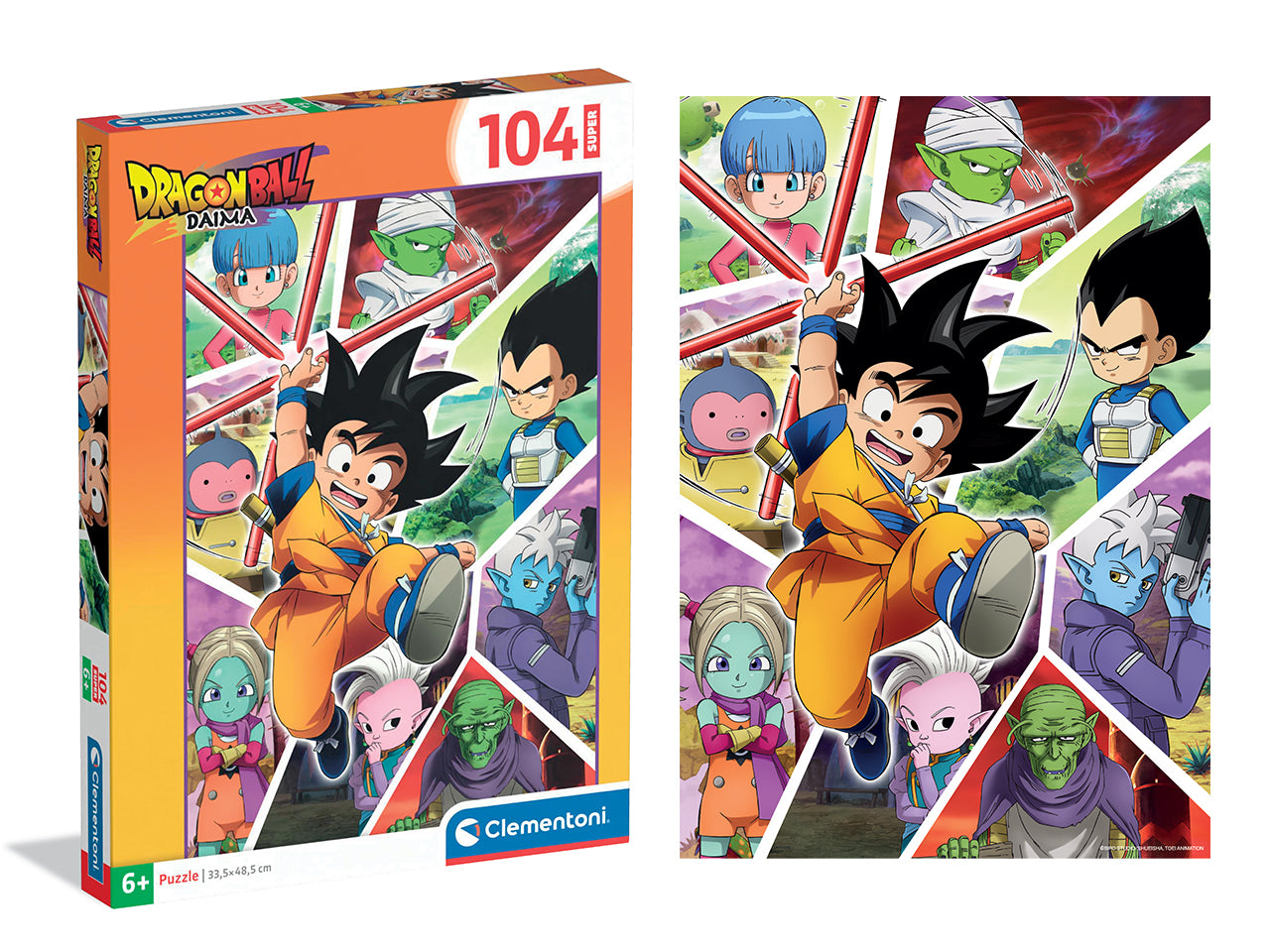 Puzzle da 104 pezzi  Super Dragon ball daima3