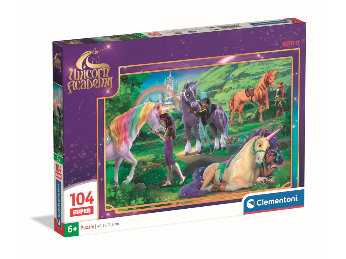 Puzzle da 104 pezzi  Super Unicorn academy2