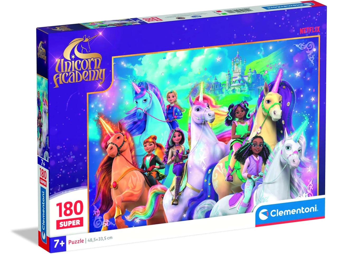 Puzzle da 180 pezzi  Super Unicorn academy  2025