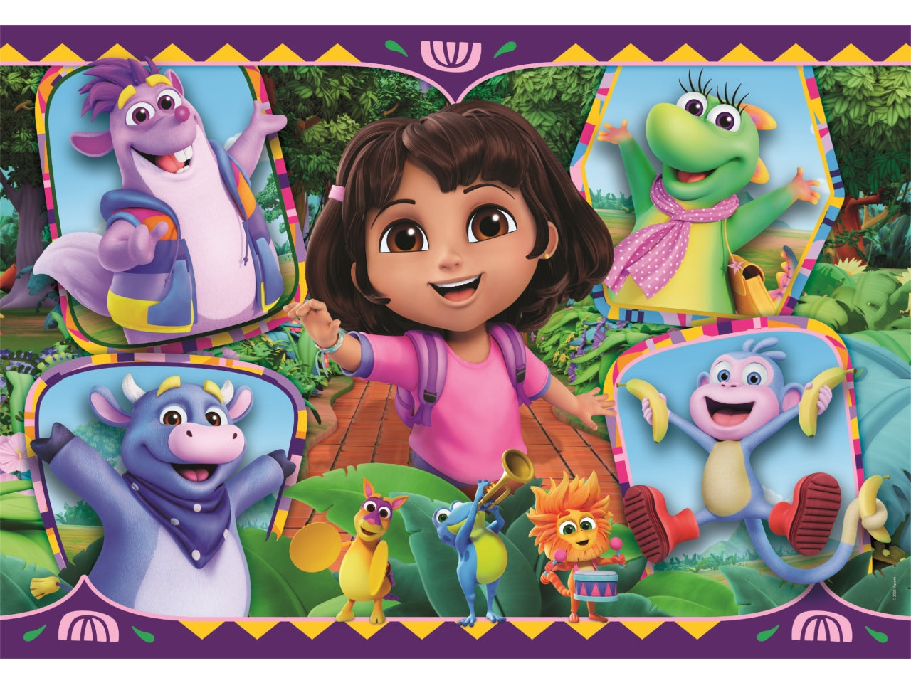 Puzzle da 104 pezzi  maxi Dora l'esploratrice2- 2025
