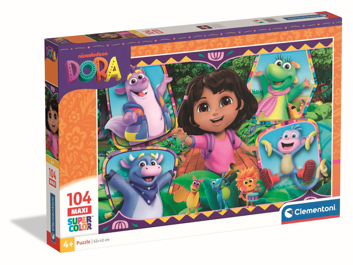 Puzzle da 104 pezzi  maxi Dora l'esploratrice2- 2025