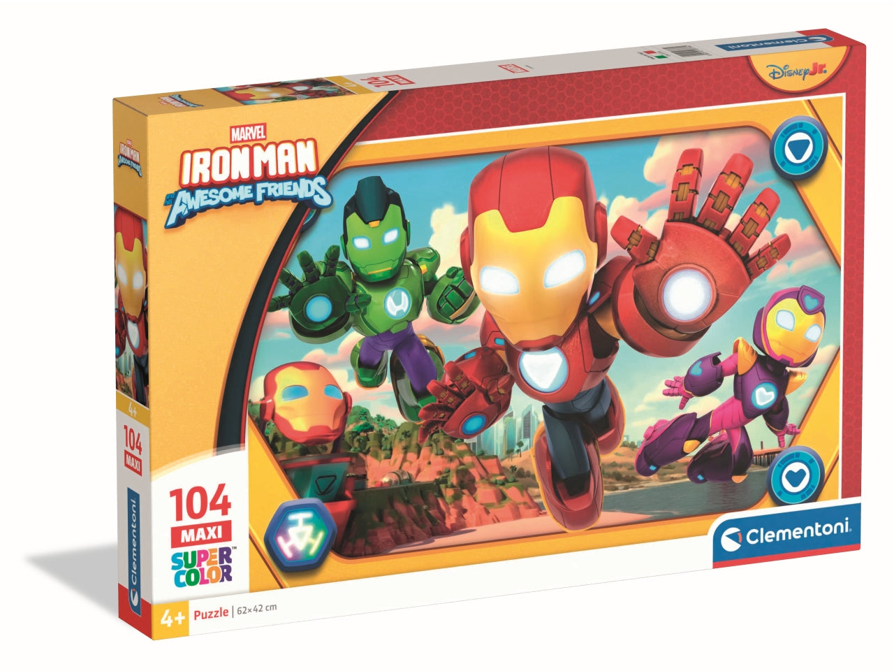 Puzzle da 104 pezzi  maxi Ironman Ahaf  2025