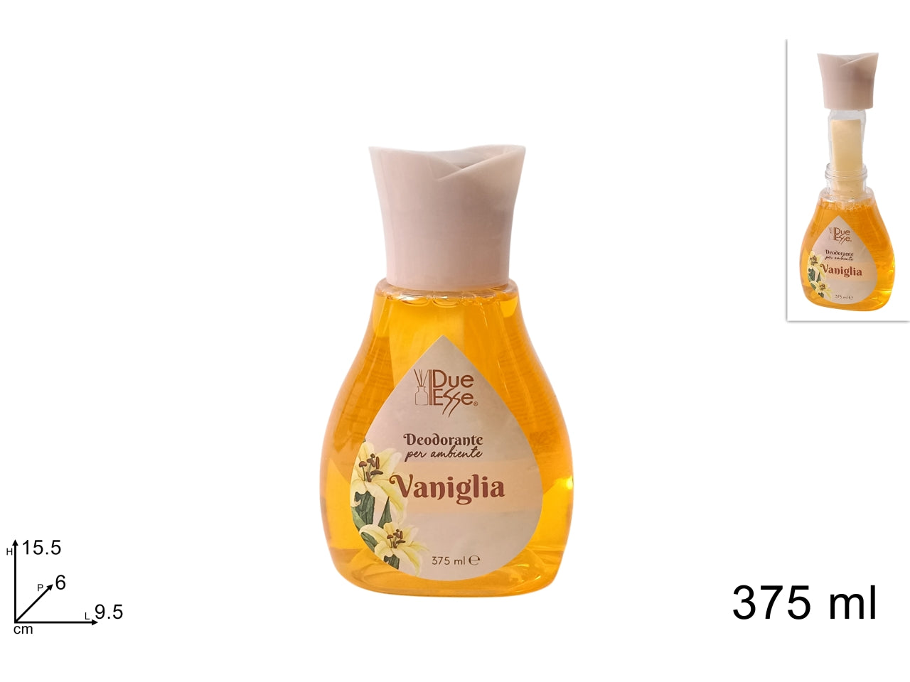 Deodorante ambiente vaniglia 375 ml