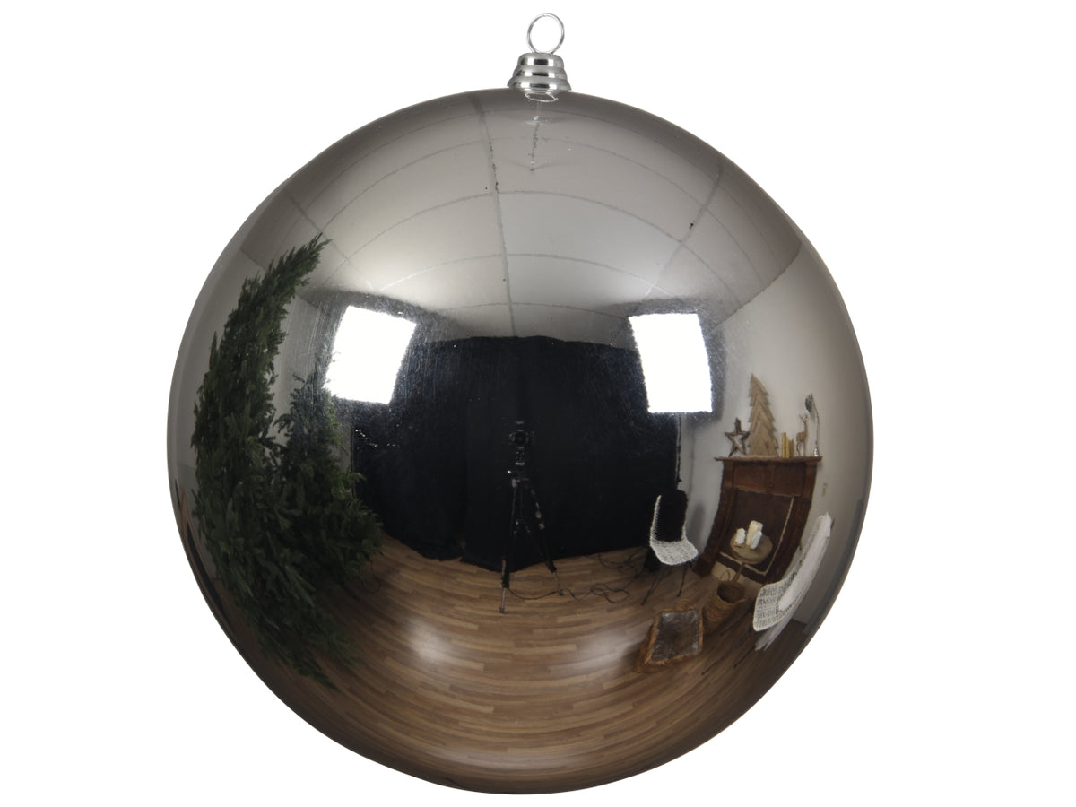 Palla 20cm argento lucido