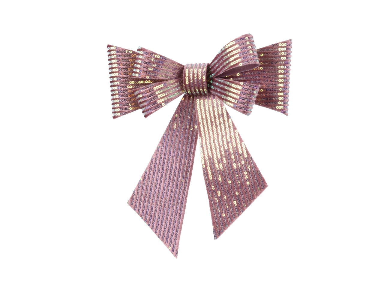 Fiocco 20x15cm con paillettes rosa