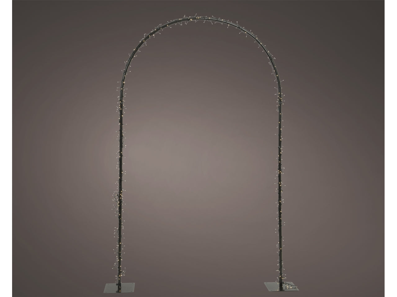 Arco luci 500led bianco caldo con 8 funzioni effetto scintillante 130x230cmper uso esterno