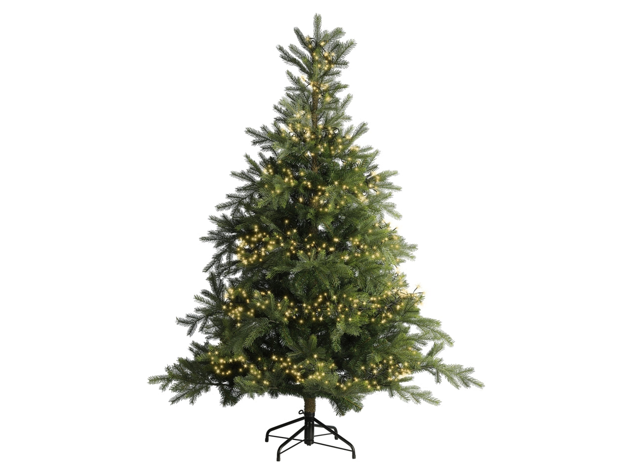 Catena luci 3000led a grappolo oro soft 8 funzioni 28mt filo nero per uso interno/esterno