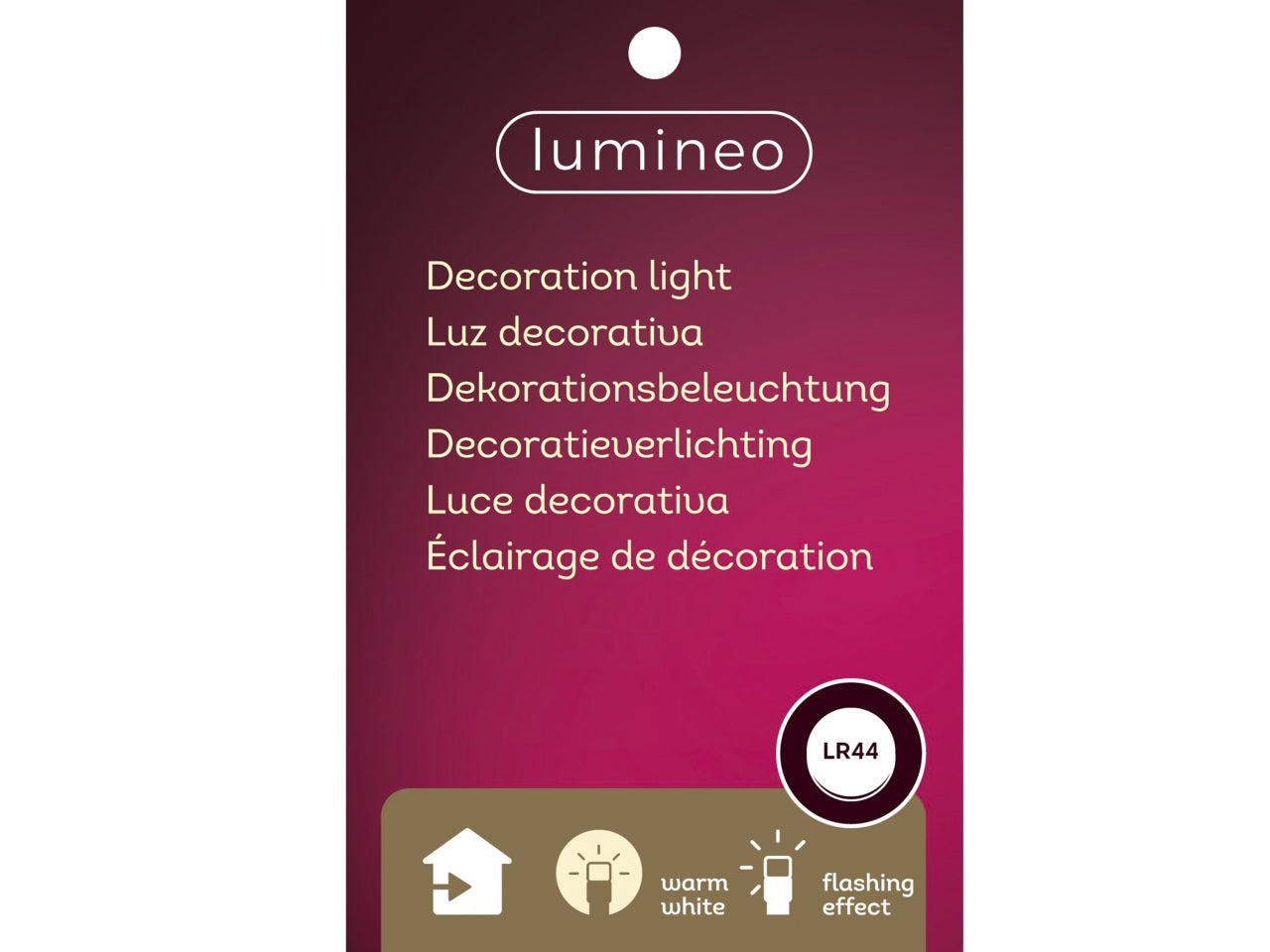 Palla 10cm con luce effetto lampeggiante a batteria 2 modelli assortiti