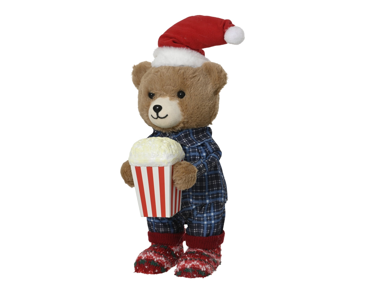 Orso 45cm con popcorn in peluche
