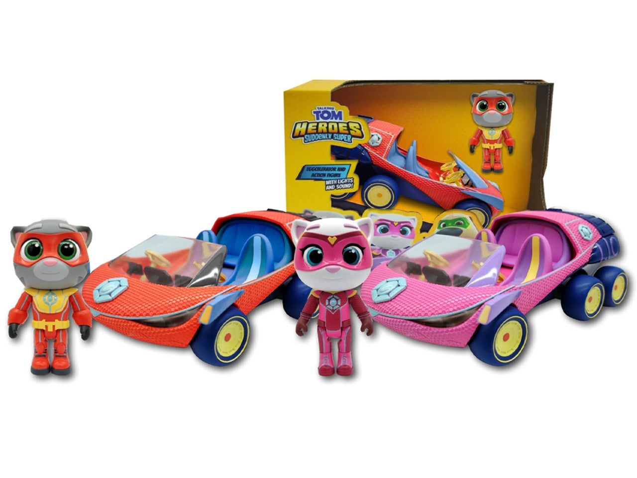 Talking tom SuperAmici con Veicolo Luci Suoni in 2 assortimenti