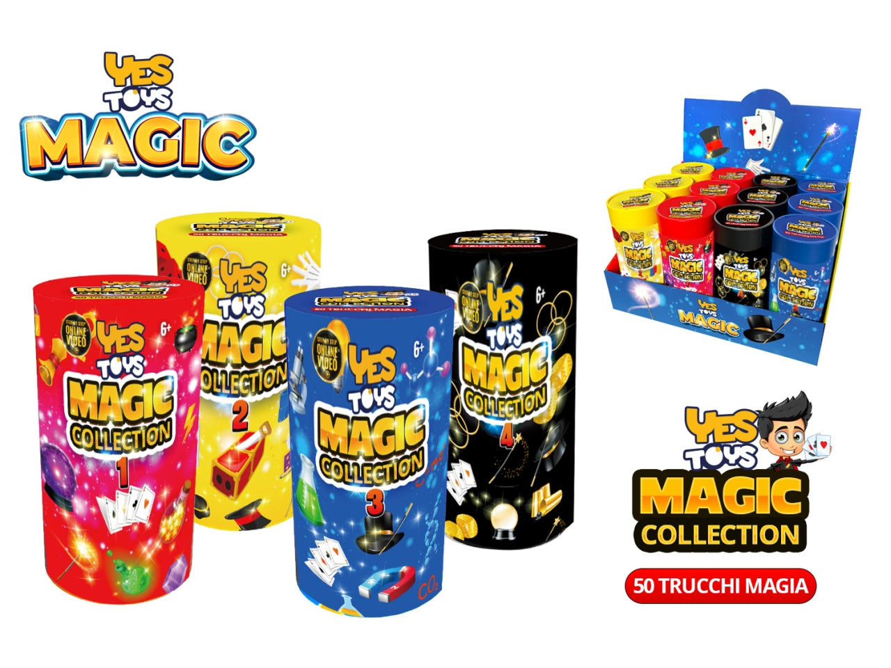 Magic Collection Tubo 50 trucchi in 4 assortimenti