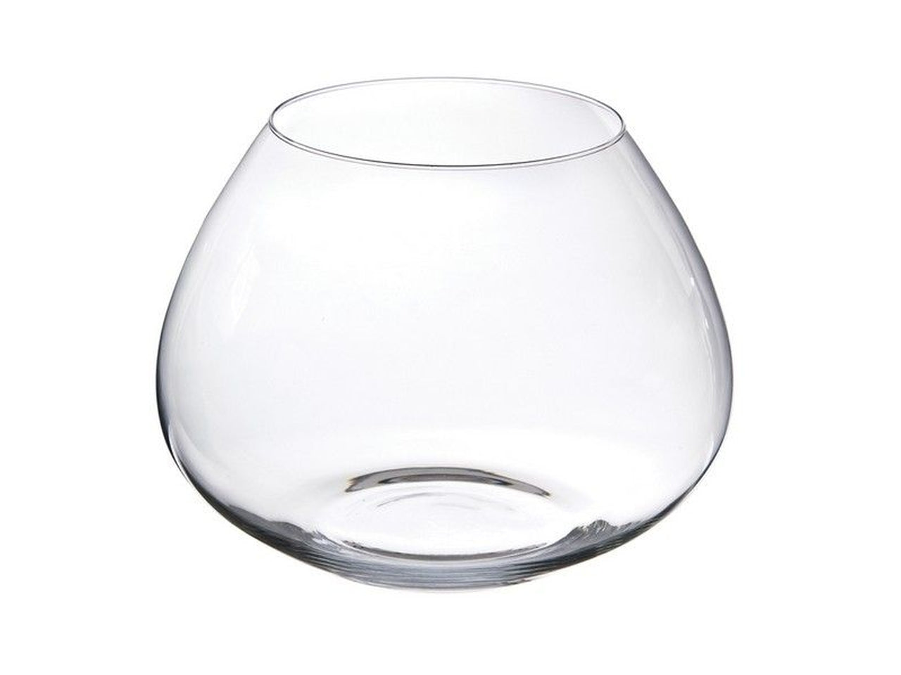 Vaso ovale vetro h.250x320mm