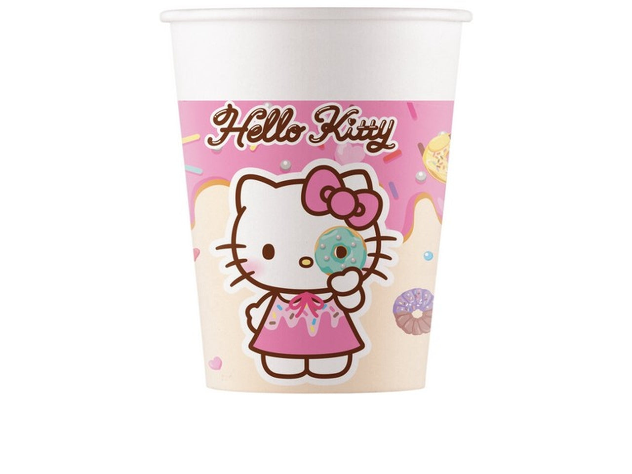 Bicchiere di carta 200ml Hello Kitty Kuromi
