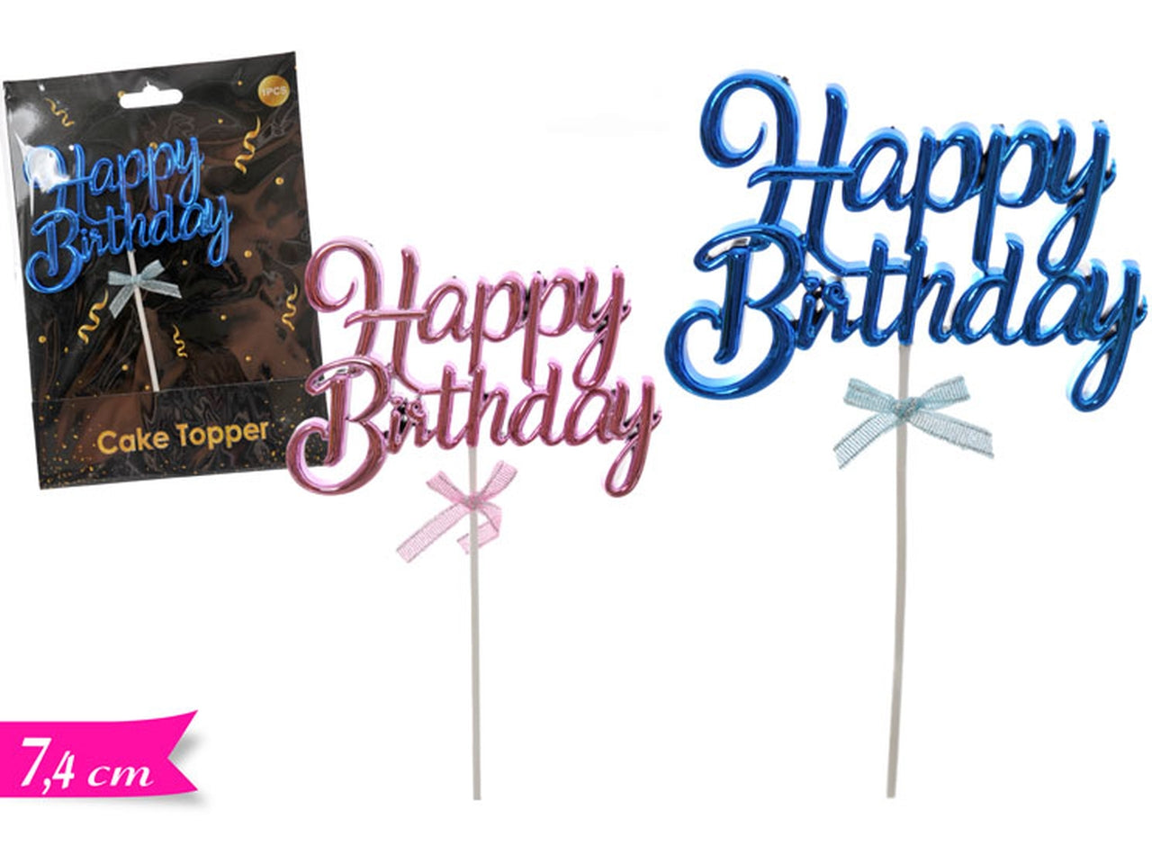 Cake topper happy birthday