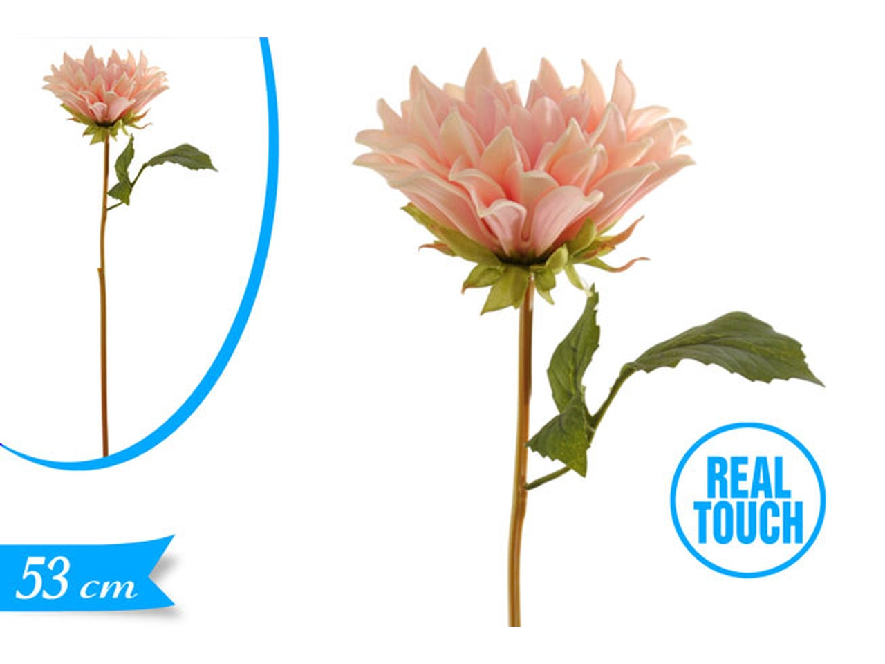 Dalia gomma rosa 53cm