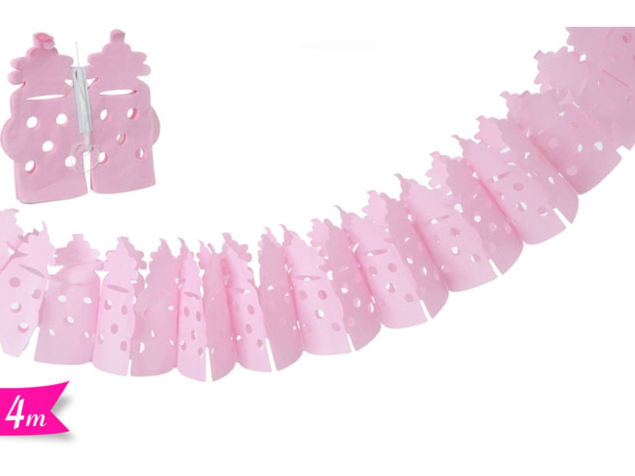 Festone biberon rosa