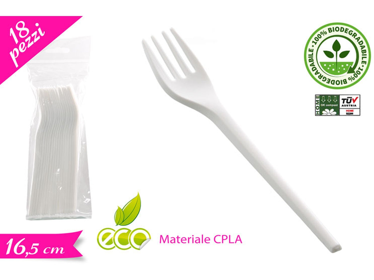 Forchetta in cpla bianca